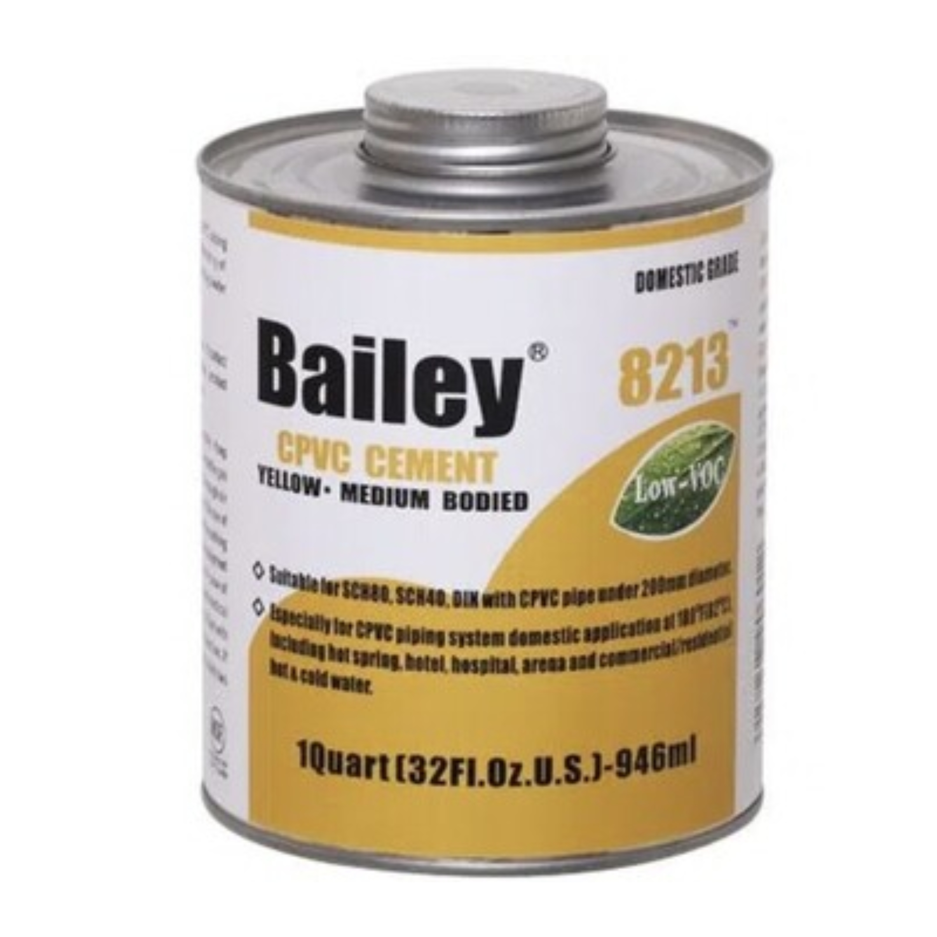 COLLE CPVC ORANGE "BAILEY" BTE 500GRS BRUT 473ML